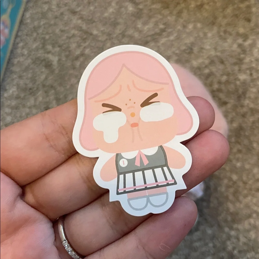 POP MART Crybaby Sunset Concert Series-Plush Pendant Blind Box, pink grey - Picture 7 of 10